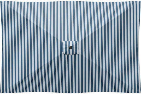 Square Aluminum Blue Parasol 3x3xH2.28m