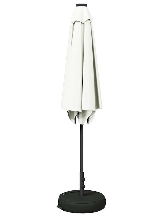 Aluminium Garten- und Terrassen-Sonnenschirm Beige 2,7x2,7xHöhe 2,35 m
