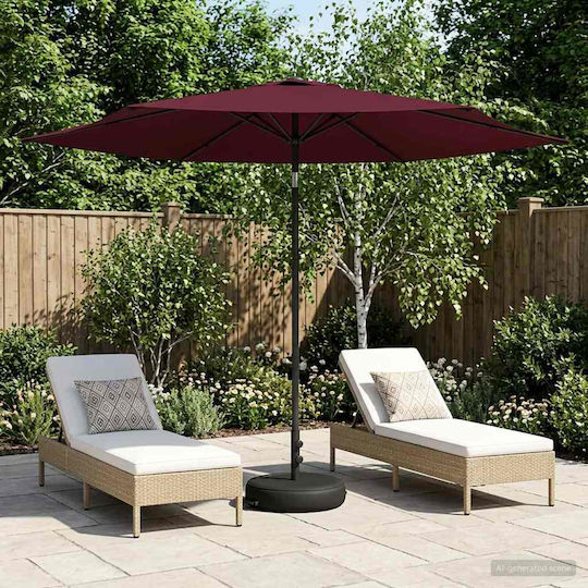 Aluminium Garten- und Terrassen-Sonnenschirm mit Luftschlitz Aluminium Garten- und Terrassen-Sonnenschirm mit Luftschlitz