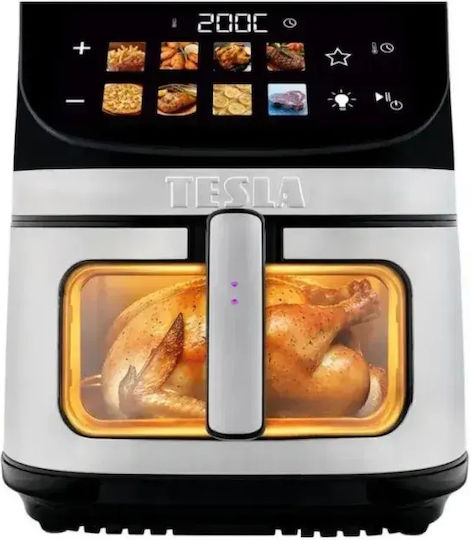 Tesla Electronics AirCook DualHeat QD73 XXL Air Fryer with Wi-Fi 9L Black