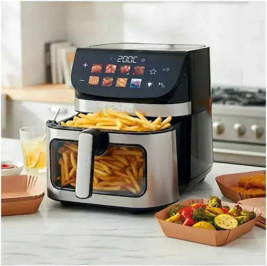 Tesla Electronics AirCook DualHeat QD73 XXL Air Fryer with Wi-Fi 9L Black