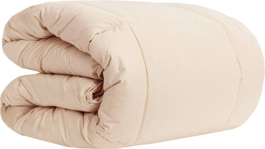 vidaXL Double Duvet Cover 220x260 Beige