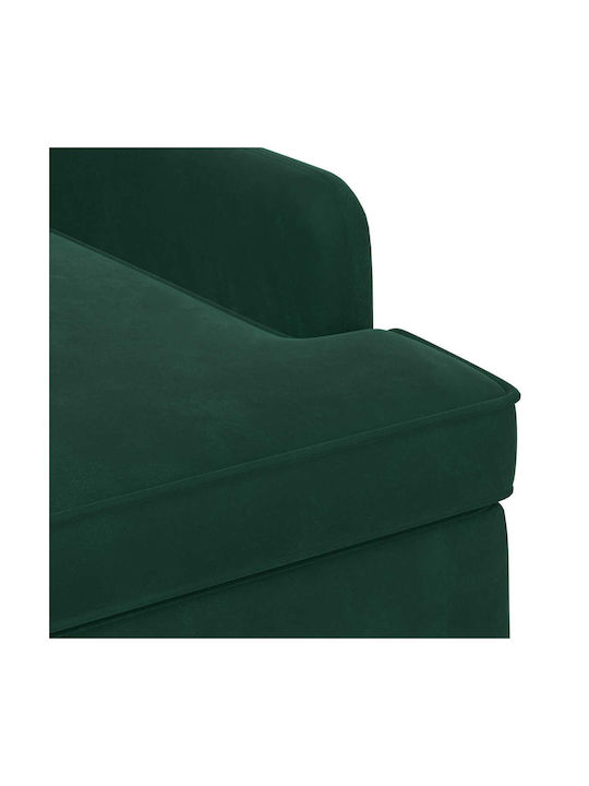 Canapea Cu Două Locuri Catifea Verde Închis 111x65x79cm