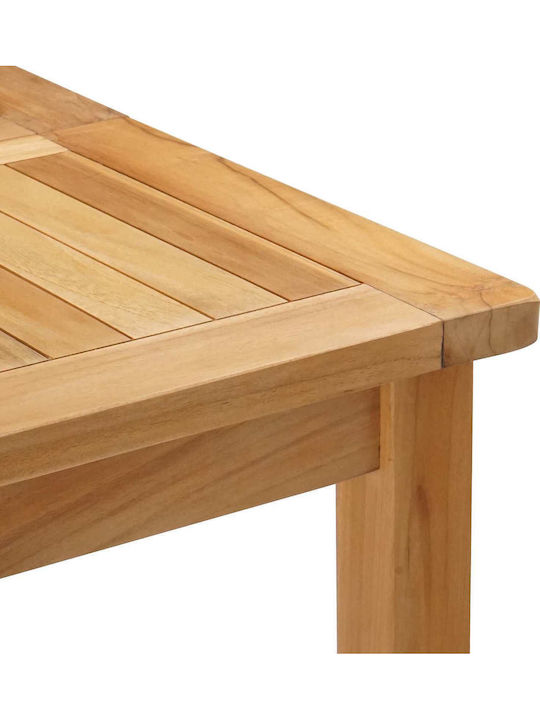Outdoor Teak Bar Table 150x75x105cm