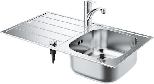 Grohe 31565SD1 Вграден Десен Inox със Смесител М86xШ50cm Сив Grohe 31565SD1 Вграден Десен Inox със Смесител М86xШ50cm Сив