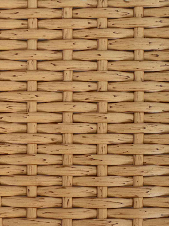 Outdoor Sitting Room Rattan Table Natural 100x55x37cm