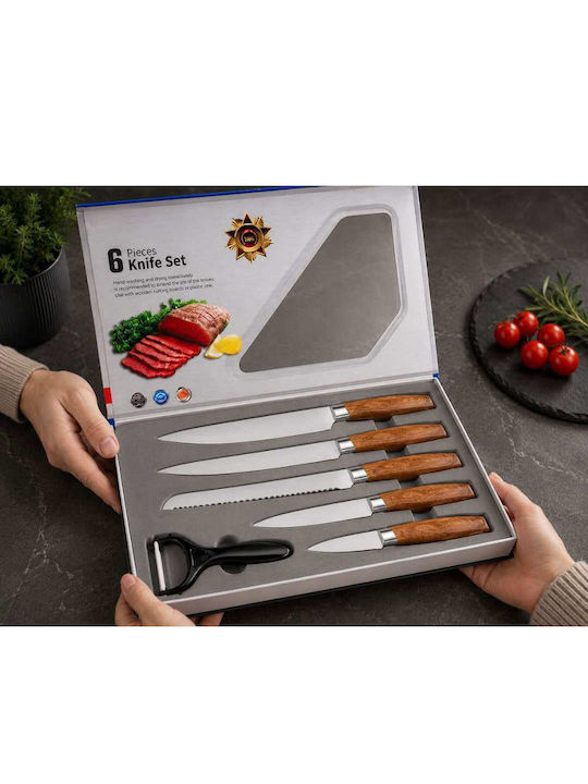 Verk Group Set Cuțite din Oțel Inoxidabil 5 Bucăți