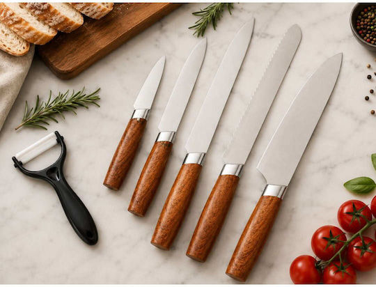 Verk Group Stainless Steel Knife Set 5 Pieces