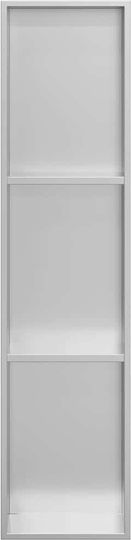 vidaXL Επιτοίχια Ραφιέρα Μπάνιου Μεταλλική 90x9.5x20cm Ασημί