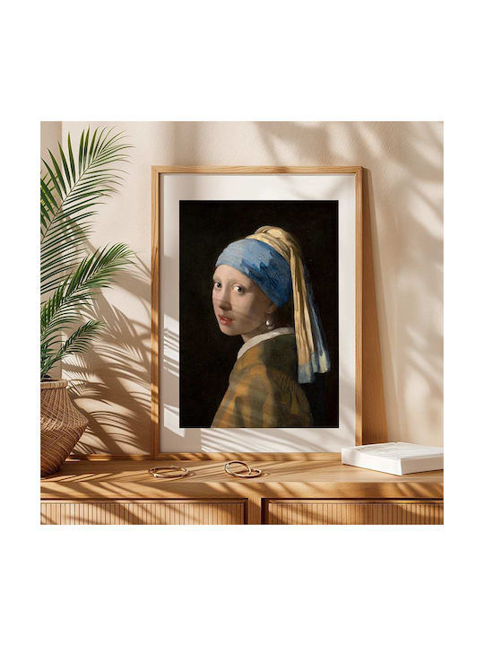 Poster Johannes Vermeer Girl Pearl Earring Art022 40cm X 50cm-56110pd156652