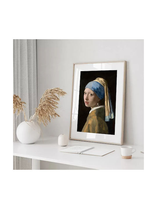 Poster Johannes Vermeer Girl Pearl Earring Art022 40cm X 50cm-56110pd156652