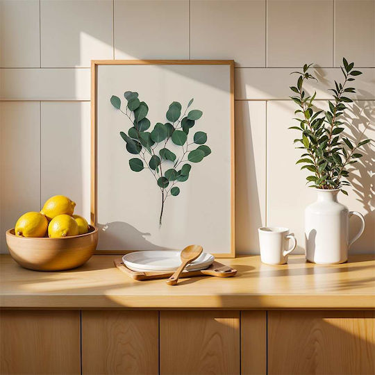 Poster Eucalyptus Pst25204 40cm X 50cm Λευκή Ξύλινη Κορνίζα-61772pd156383f55310