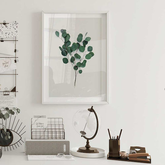 Poster Eucalyptus Pst25204 40cm X 50cm Λευκή Ξύλινη Κορνίζα-61772pd156383f55310