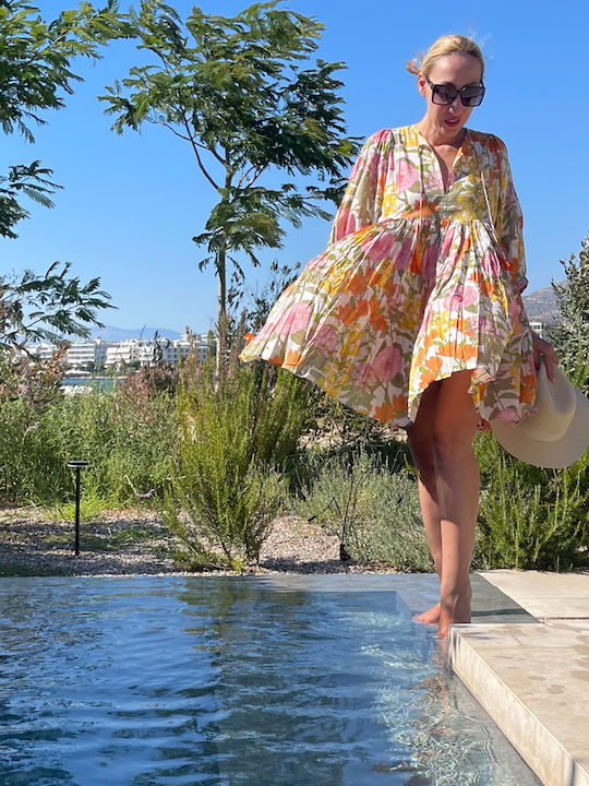 Καλοκαιρινό Mini Φόρεμα Floral