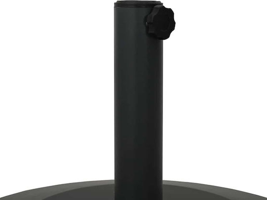 vidaXL Stand de umbrelă din Metal Negru 48x48x32cm