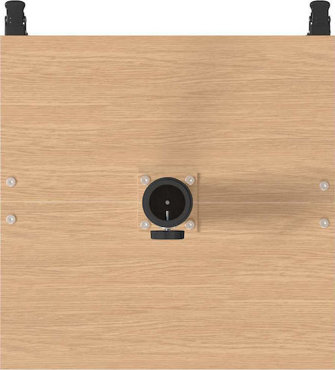 vidaXL Стойка за чадър Дърво Light Wood Color 45x45x31.5см