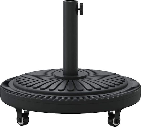 vidaXL Βάση Ομπρέλας Μεταλλική Μαύρη 38x38x39.5cm