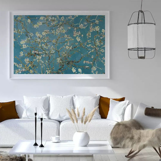 Poster Van Gogh Almond Blossom Art104 40cm X 50cm Μαύρη Ξύλινη Κορνίζα-56096pd156664f55321