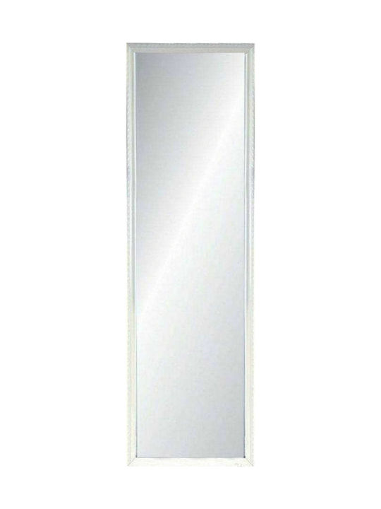 Liberta Promoto Wall Mirror Full Length with White Wooden Frame 124x34cm 1pcs