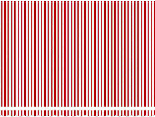 vidaXL Τεντόπανο Κόκκινο 3.5x4.5m