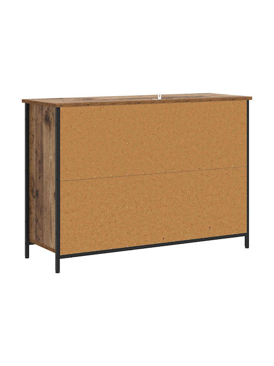 vidaXL Holz Sideboard Gebeiztes Holz 100x35x70cm