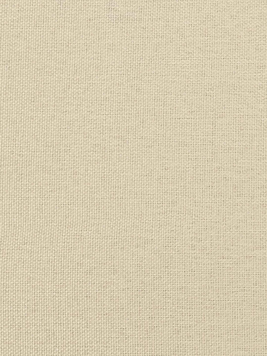 Swivel Visitor Chair with Arms in Beige Color 54x58x90cm