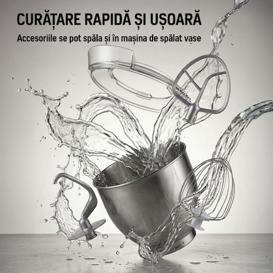 Heinner Stand Mixer 1000W with Stainless Mixing Bowl 5lt