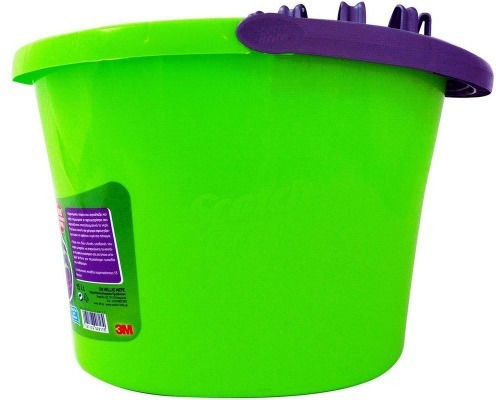 Scotch Brite Mop Bucket with Squeezer Plastic Capacity 15lt Purple
