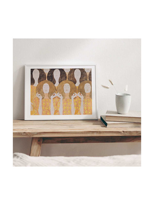 Poster Gustav Klimt Choir Angels Art149 40cm X 50cm Μαύρη Ξύλινη Κορνίζα-56084pd156671f55321