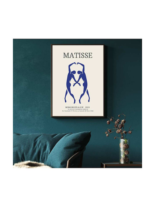 Poster Matisse Berggruen & Cie Art016 40cm X 50cm Premium Μαύρο Ξύλινο Κάδρο-55988pd156877f55323