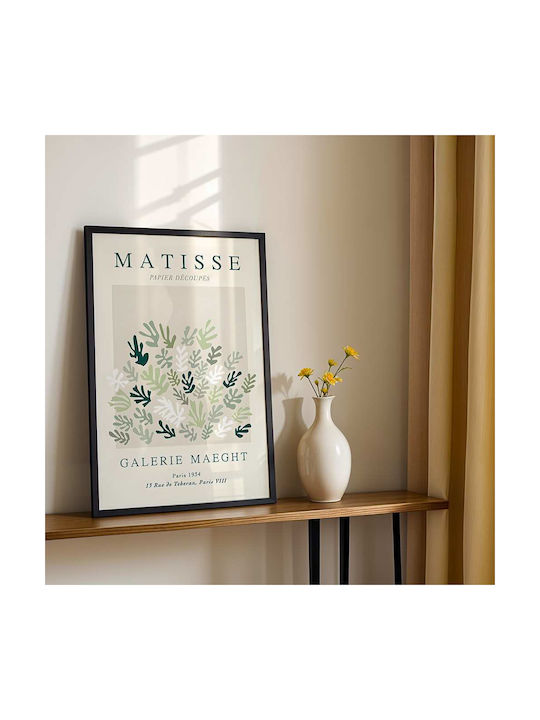 Poster Matisse Galerie Maeght Art042 40cm X 50cm Premium Μαύρο Ξύλινο Κάδρο-56018pd156743f55323