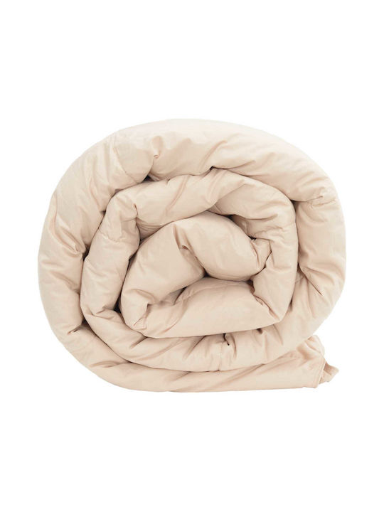 vidaXL Kids Double Duvet Cover Beige 200x240cm