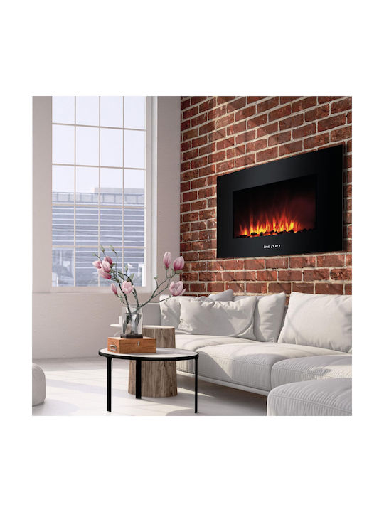 Beper Wandmontiertes Elektrisches Kamin 1750W 72,5x60cm