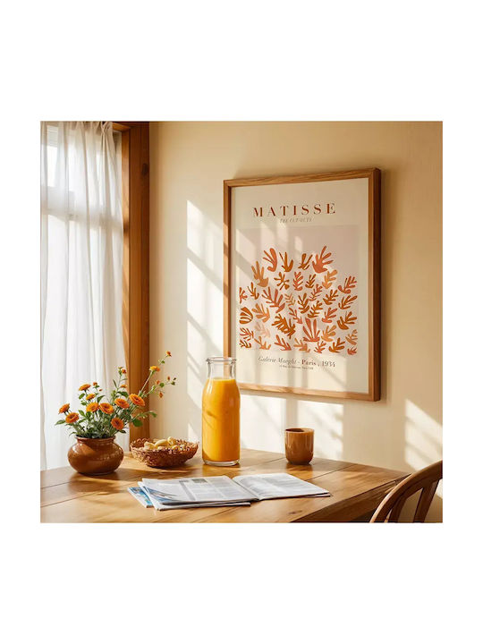 Poster Matisse Cut-outs Art070 40cm X 50cm Premium Μαύρο Ξύλινο Κάδρο-56013pd156738f55323