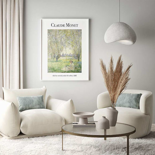 Poster Claude Monet Woman Seated Under Willow Art100 40cm X 50cm-56052pd156701