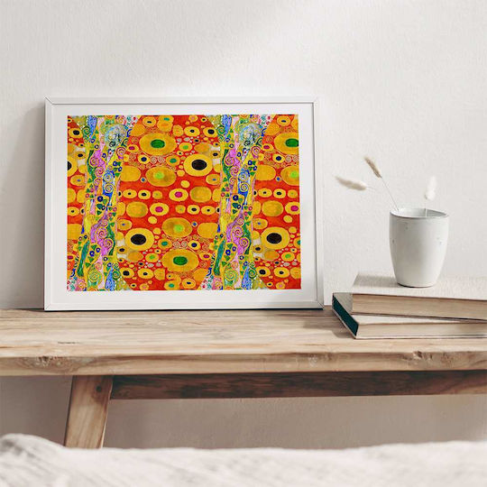 Poster Gustav Klimt Hope Details Art150 40cm X 50cm Λευκή Ξύλινη Κορνίζα-56085pd156672f55310