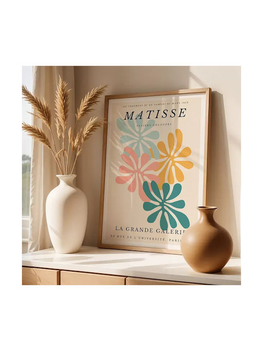Poster Matisse La Grande Galerie Art017 40cm X 50cm Premium Black Wooden Frame