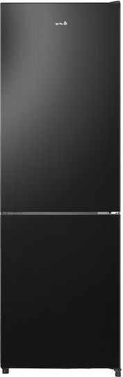 Arielli Arielli Kühlschrank mit Gefrierfach 322lt Total NoFrost Υ185.5xΠ59.5xΒ63.5cm Schwarz