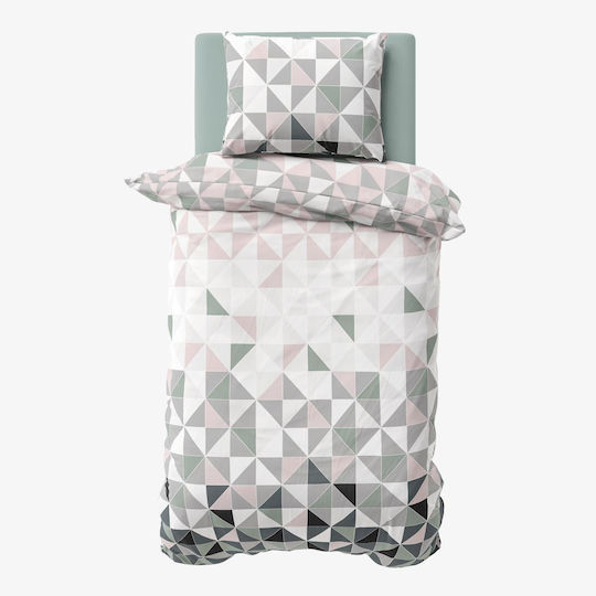 Bettbezüge Set 150x215cm Einzel mit Kissenbezug Grüne