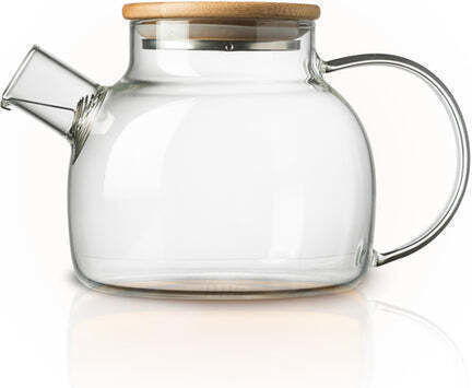 Brio Mate Τσαγιέρα Γυάλινη Διάφανη 1000ml