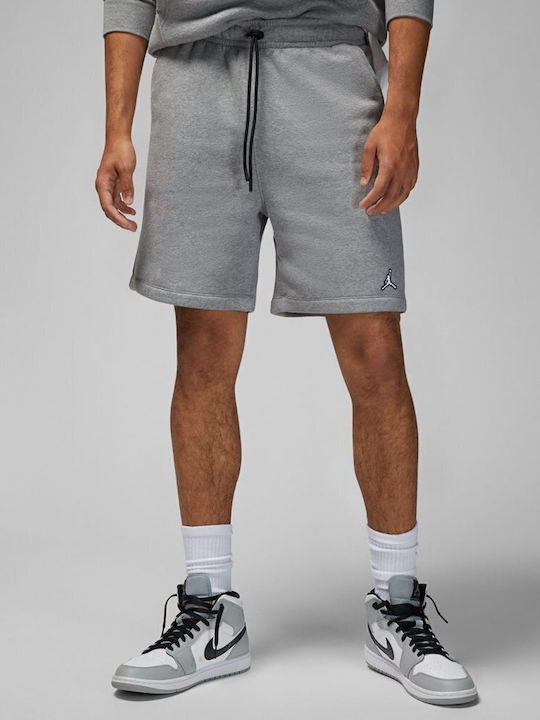 Brooklyn Fleece Αθλητική Ανδρική Βερμούδα Γκρι