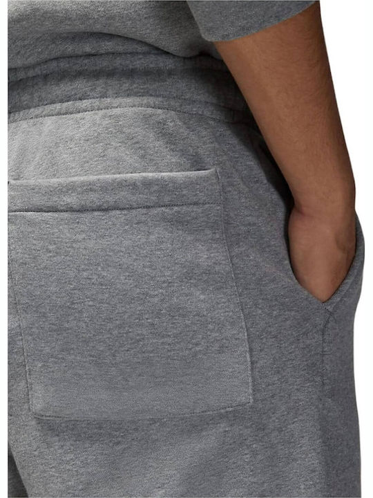 Brooklyn Fleece Αθλητική Ανδρική Βερμούδα Γκρι