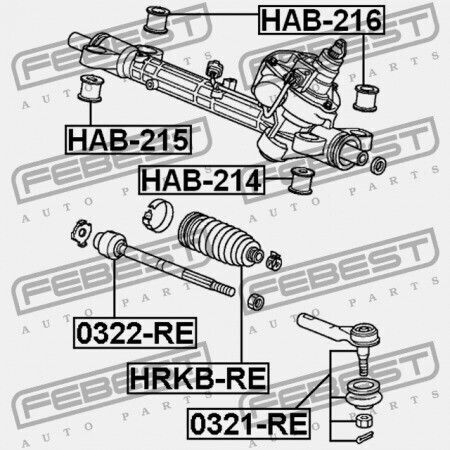 Пръстен на Щанга на Волана Honda CR-V RE5 2007-2011 EU 53684-SWC-G01