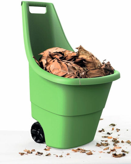 Garden Cart Log Transport Plastic Two-wheel 50lt