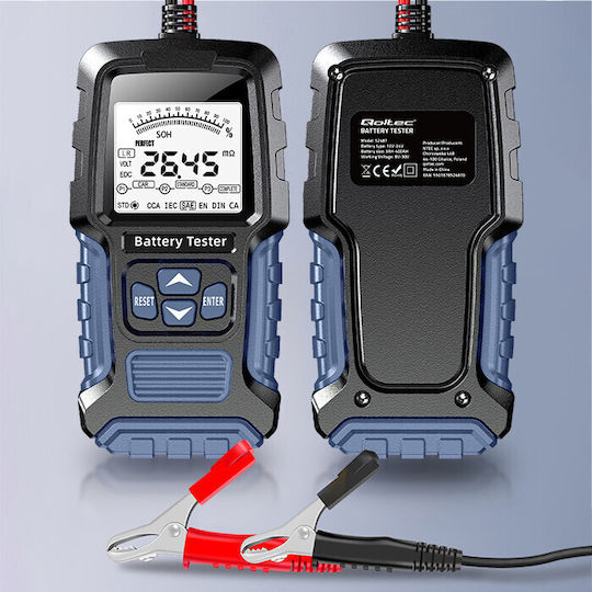 Qoltec Digital Battery Tester