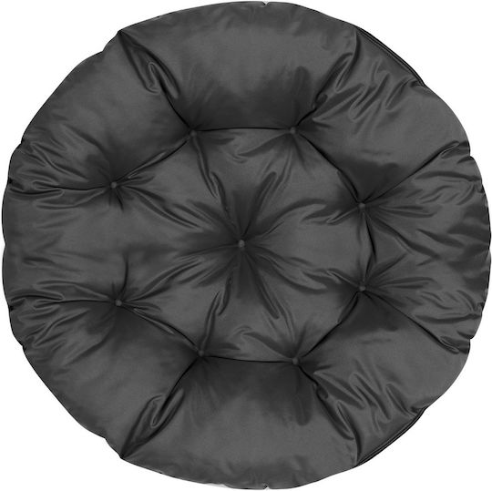 AIO Factory Waterproof Round Garden Swing Cushion Black 65x65cm AIO Factory Waterproof Round Garden Swing Cushion Black 65x65cm