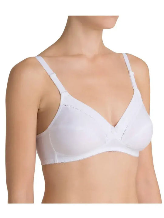 Cotton Classic Stretch Alb Sutien fără căptușeală & fără Baloane