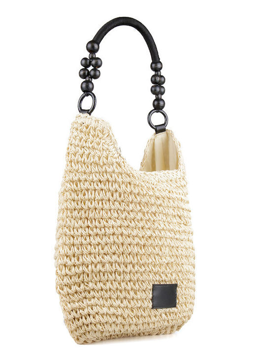 Straw Women's Shoulder Bag Beige