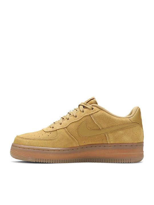 Air Force 1 Kids Sneakers Wheat / Gum Light Brown