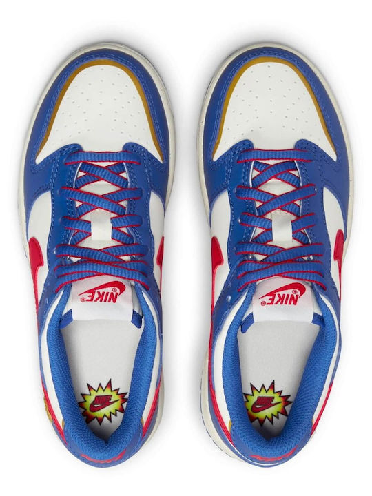 Dunk Low Детски Спортни Обувки Running с Връзки Бели